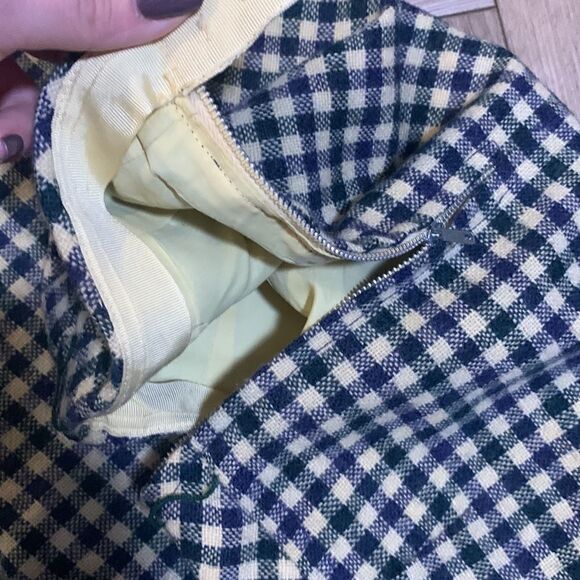 Vintage Handmade Plaid Skirt - Picture 5 of 8